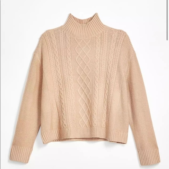 LOFT camel turtle neck - Picture 1 of 2
